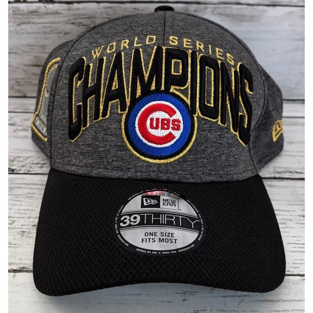 New Era 2016 Chicago Cubs World Series Champions 39THIRTY Flex Hat